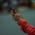 man hands holding smartphone